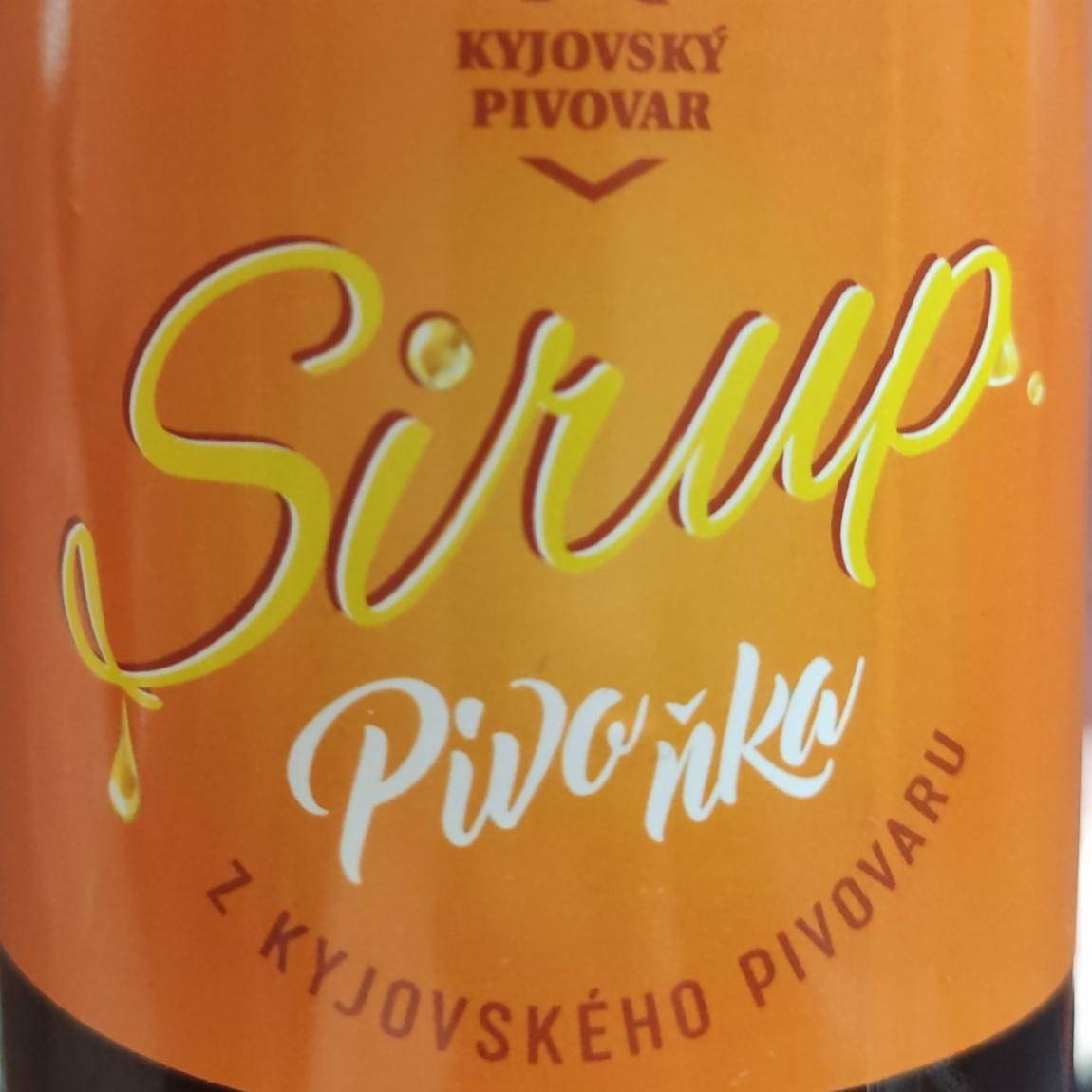 Fotografie - Sirup Pivoňka z Kyjovského pivovaru