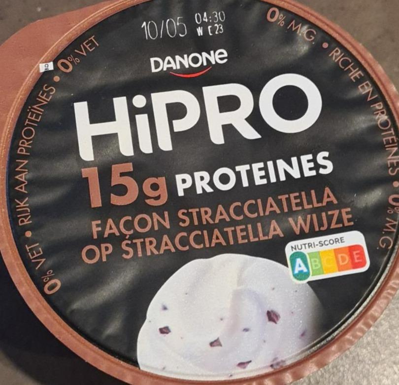 Fotografie - HiPro 15g proteines facon stracciatella Danone