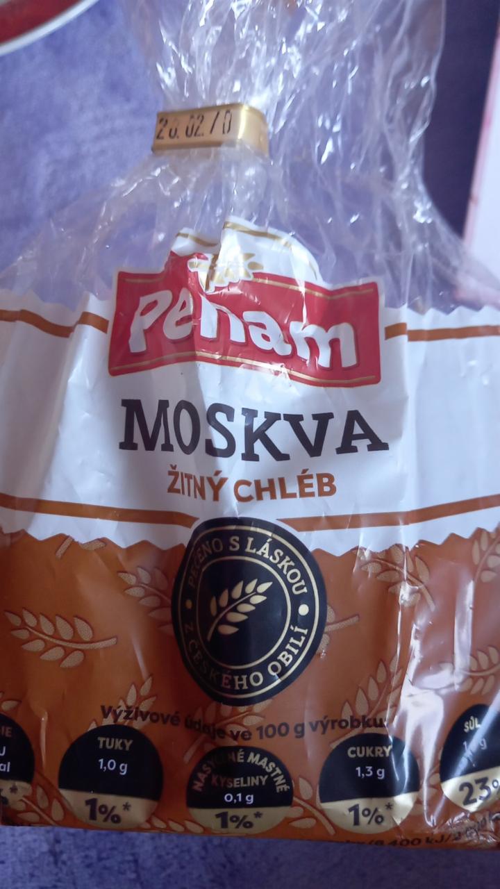 Fotografie - chléb žitný Moskva Penam