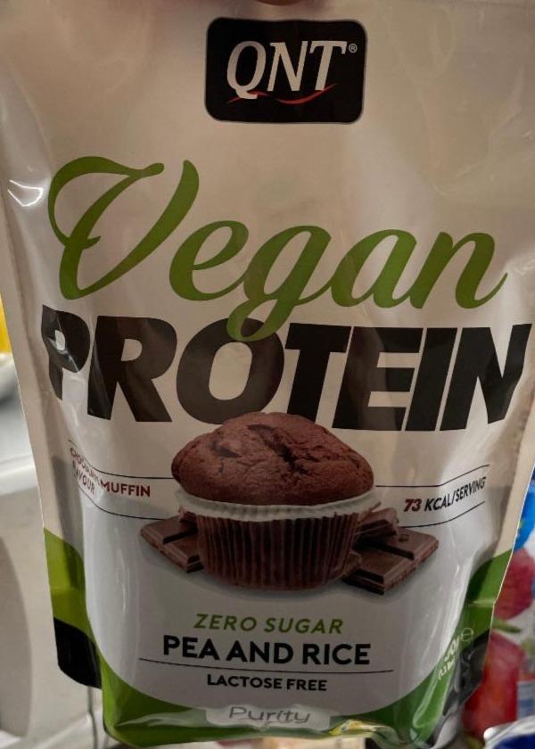 Fotografie - QNT vegan protein čokoládový muffin