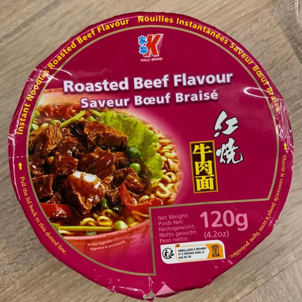 Fotografie - Instant Noodles Roasted beef flavour Kailo Brand