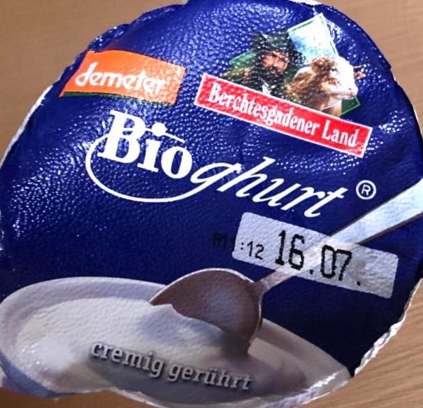 Fotografie - Bioghurt cremig gerührt Berchtesgadener Land