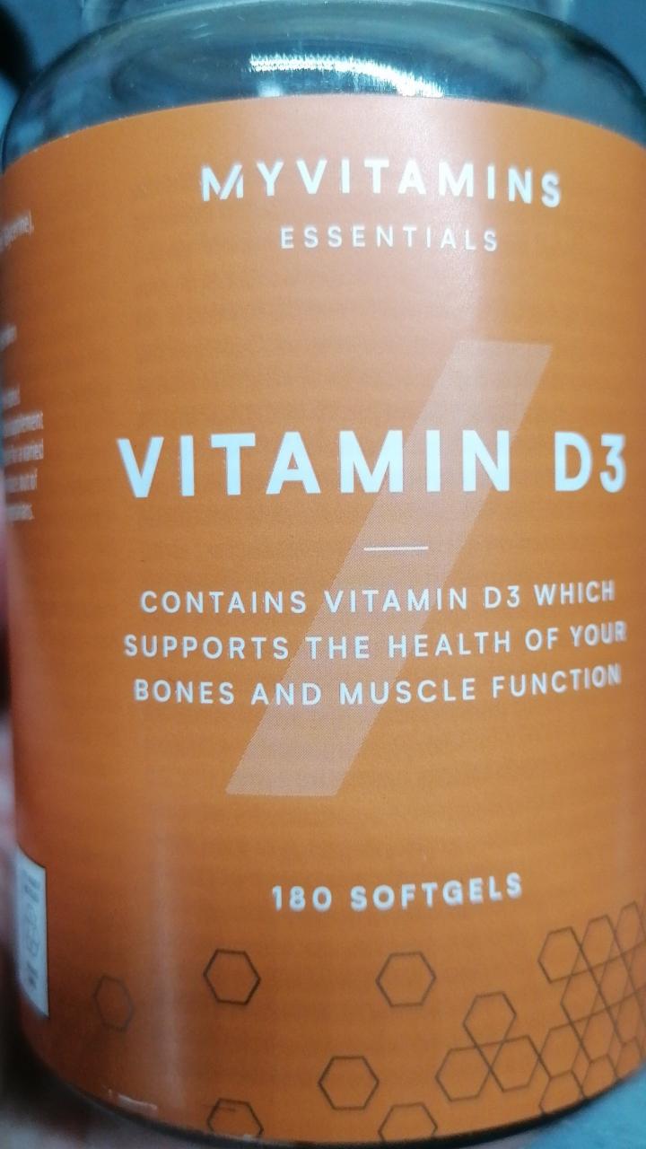 Fotografie - Vitamin D3 MyVitamins
