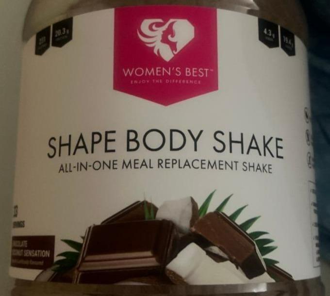 Fotografie - Shape Body Shake Chocolate Coconut Sensation Women's Best