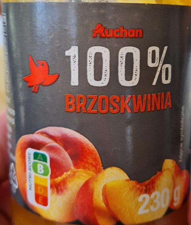 Fotografie - 100% brzoskwinia Auchan