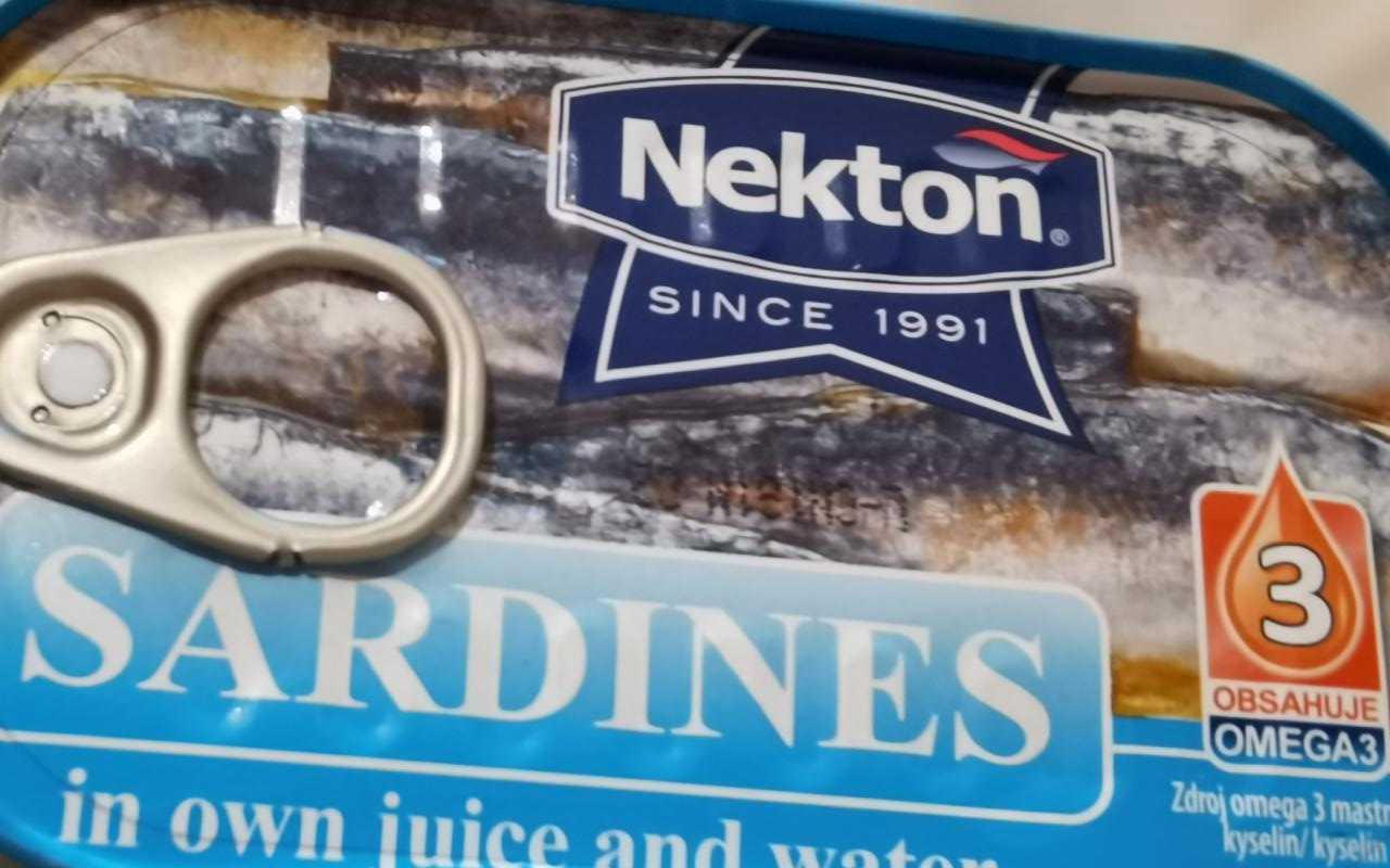 Fotografie - Sardines in own juice and water Nekton