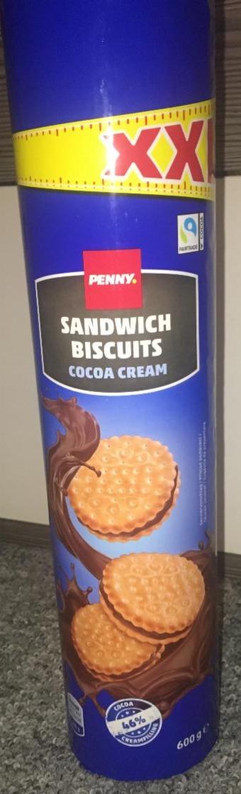 Fotografie - Sandwich Biscuits cocoa cream XXL Penny