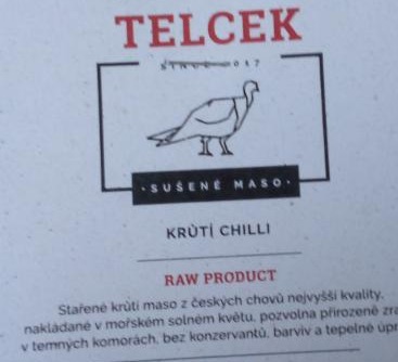 Fotografie - Sušené maso krůtí chilli Telcek