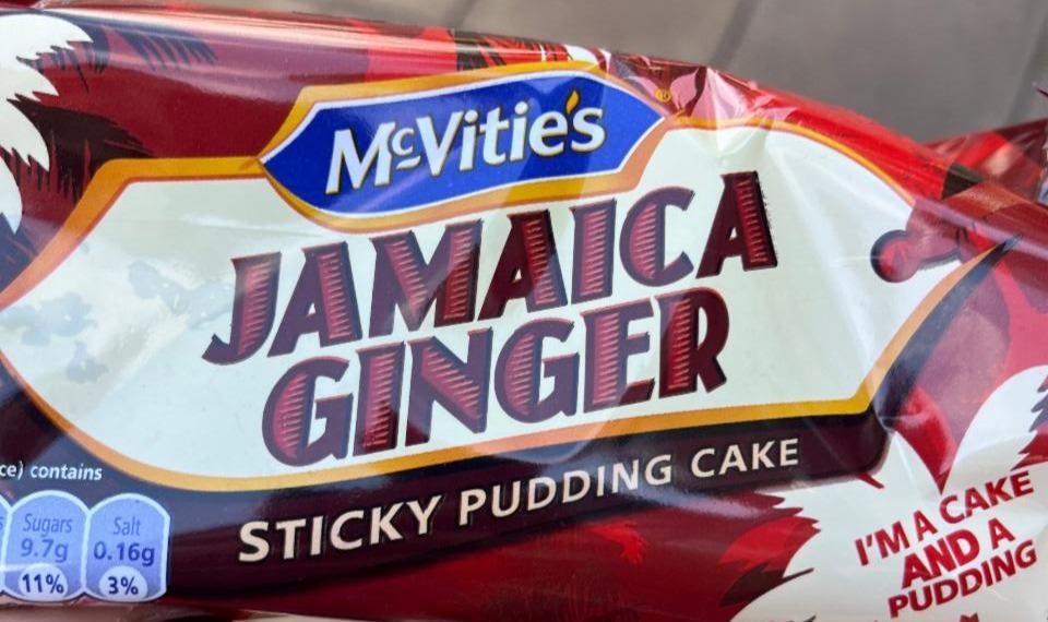 Fotografie - jamaica ginger sticky pudding cake McVitie´s