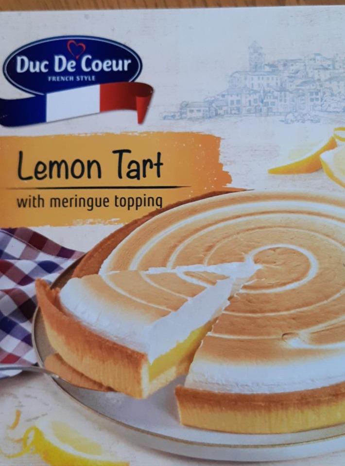Fotografie - Lemon Tart with meringue topping Duc De Coeur