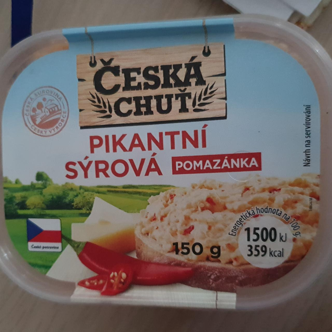 Fotografie - Pikantní sýrová pomazánka Česká chuť