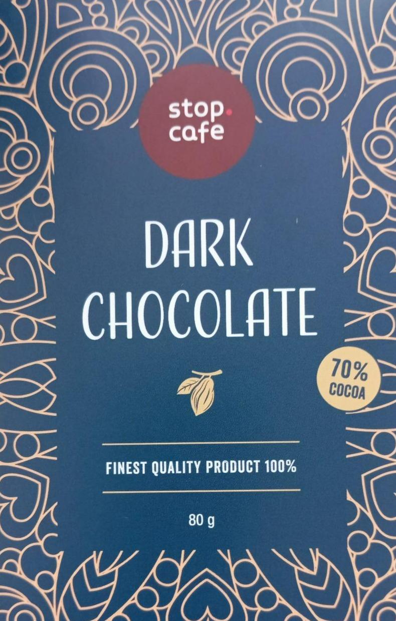 Fotografie - Dark Chocolate 70% Cacao Stop Cafe