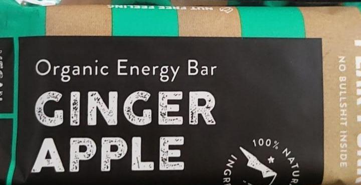 Fotografie - Organic Energy bar Ginger Apple Peak Punk