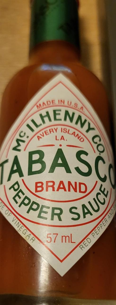 Fotografie - Tabasco Pepper sauce Brand