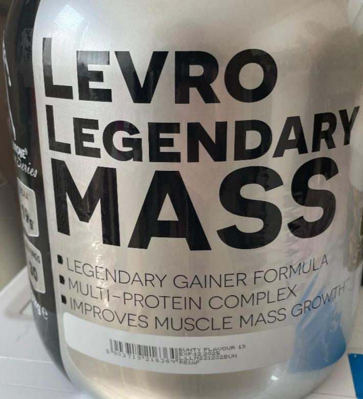 Fotografie - Levro legendary mass Bunty flavour Kevin Levrone