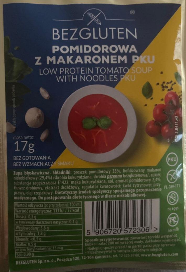 Fotografie - Pomidorowa z makaronem PKU Bezgluten