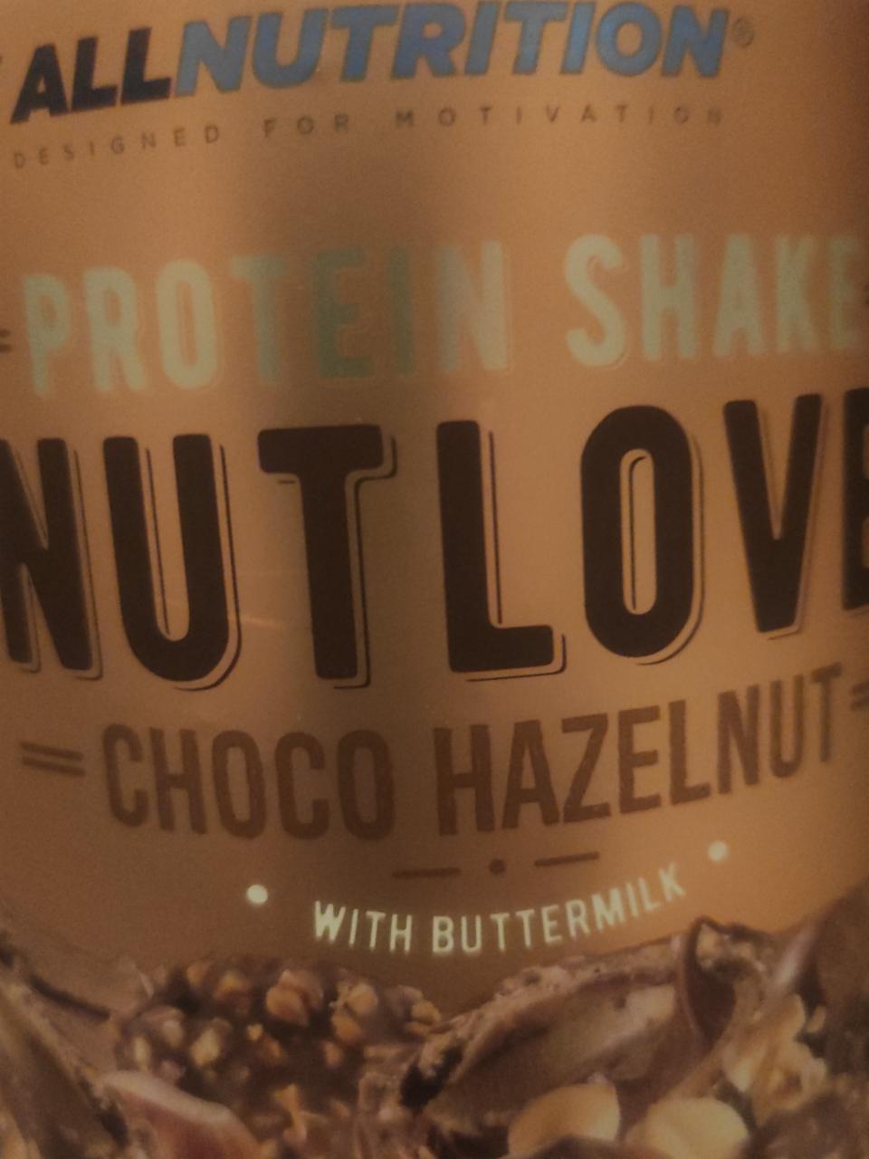 Fotografie - Nutlove Protein Shake Choco Hazelnut with Buttermilk Allnutrition