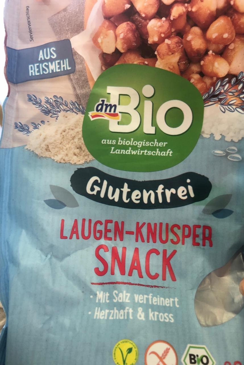 Fotografie - Laugen-Knusper Snack glutenfrei dmBio