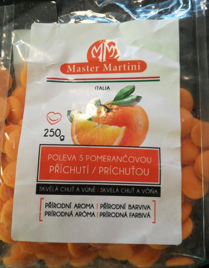 Fotografie - Poleva s pomerančovou příchutí Master Martini