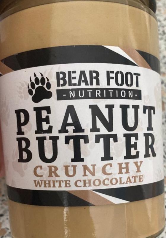 Fotografie - bear foot arašídové máslo s bílou čokoládou