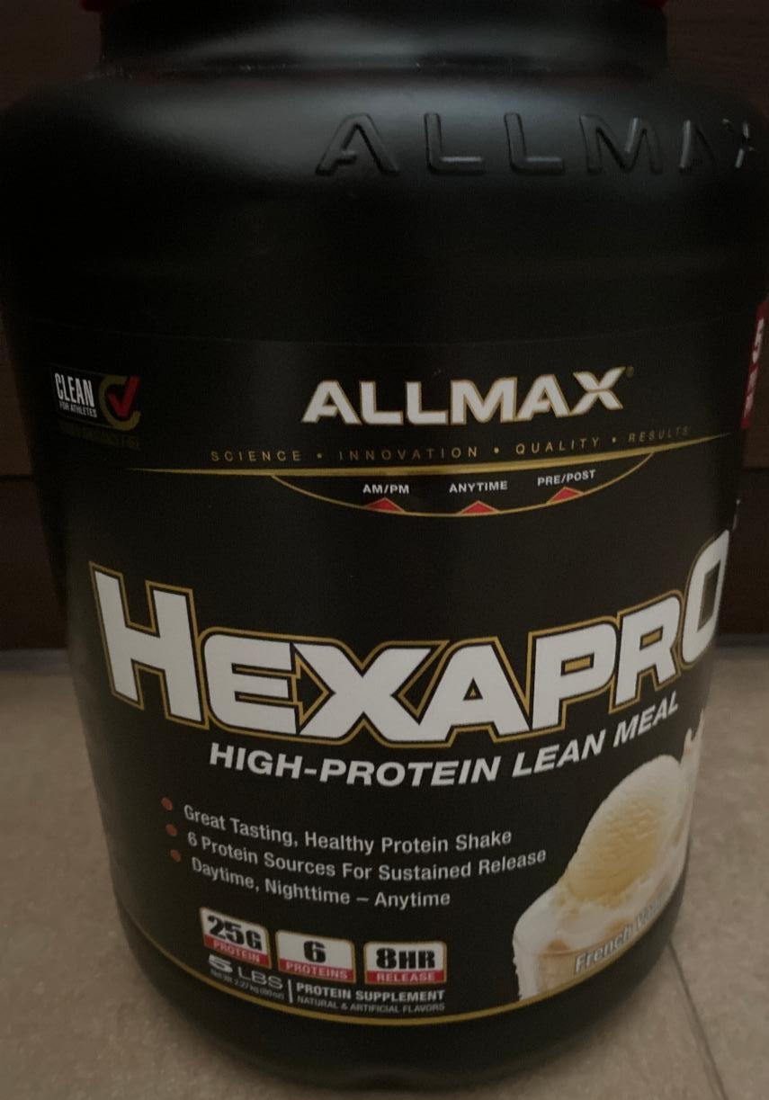 Fotografie - HexaPro High Protein French Vanilla ALLMAX