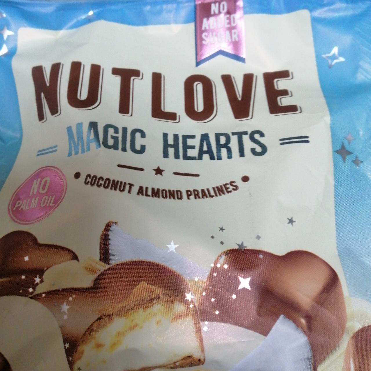 Fotografie - Nutlove magic hearts coconut almond pralines Allnutrition