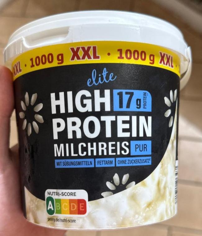 Fotografie - High Protein Milchreis Pur Elite