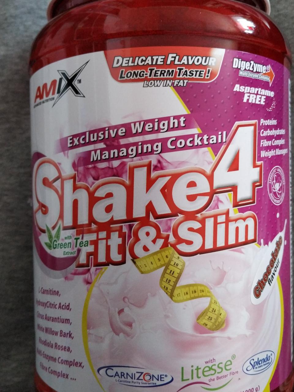 Fotografie - Shake 4 Fit&Slim Chocolate Amix Nutrition