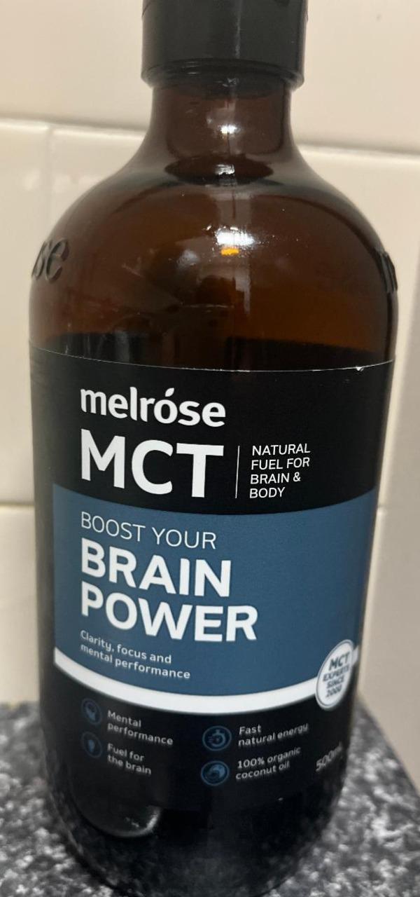 Fotografie - MCT Oil Boost Your Brain Power Melrose