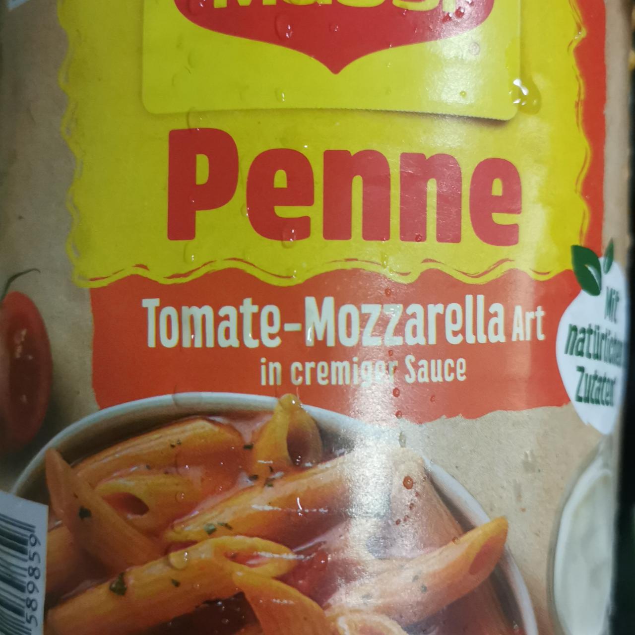 Fotografie - Penne Tomate - Mozzarella art in cremiger Sauce Maggi