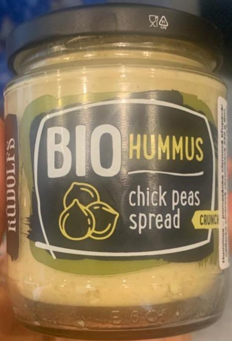 Fotografie - Bio Hummus chick peas spread crunchy Rudolfs