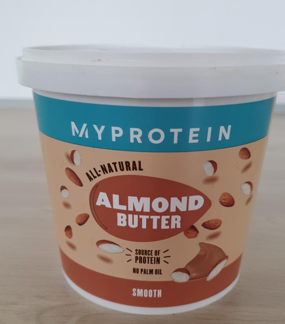 Fotografie - All-Natural Almond Butter smooth MyProtein