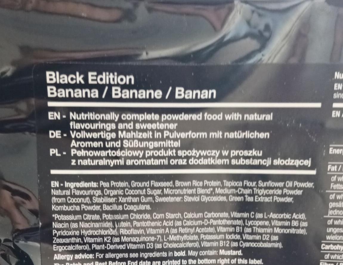 Fotografie - Black Edition Banana Huel