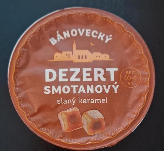 Fotografie - Bánovecký dezert smotanový Slaný karamel