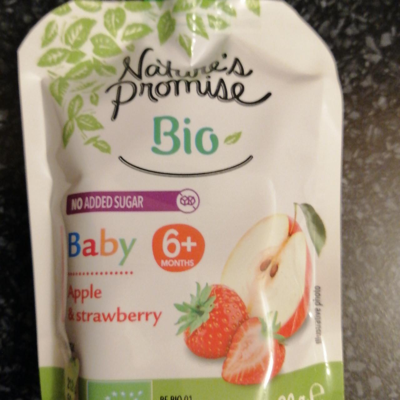 Fotografie - Bio Baby Apple & Strawberry Nature's Promise