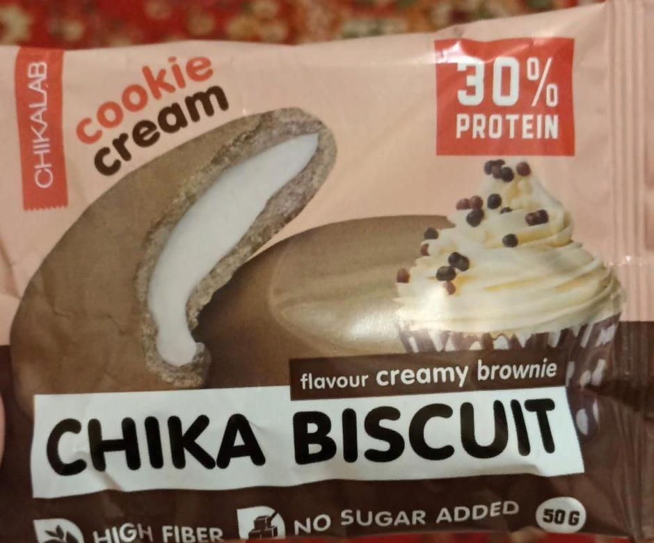 Fotografie - Protein Chika Biscuit Creamy Brownie Chikalab
