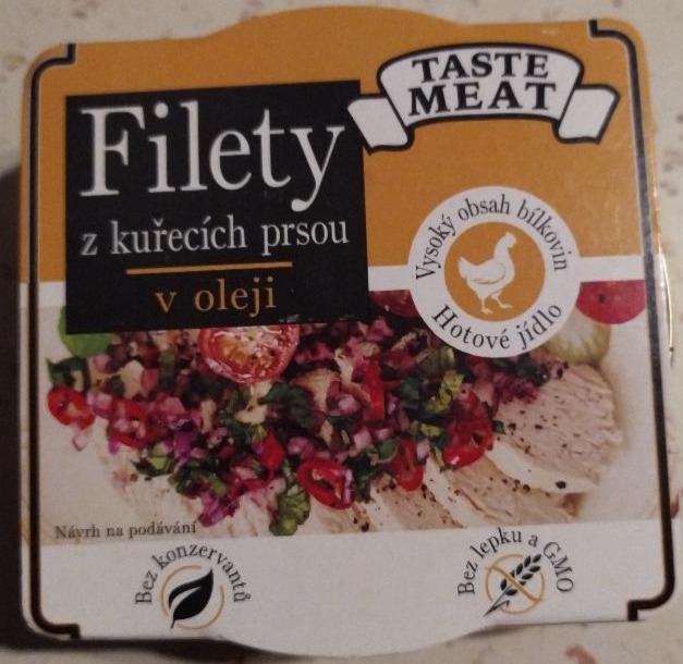 Fotografie - Filety z kuřecích prsou v oleji Taste Meat