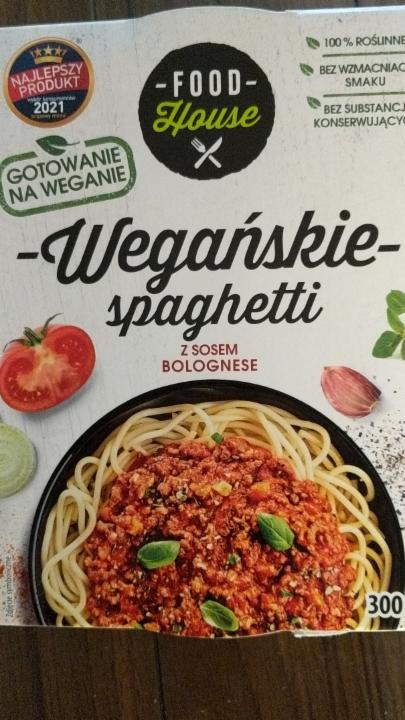 Fotografie - Wegańskie spaghetti z sosem Bolognese Food House