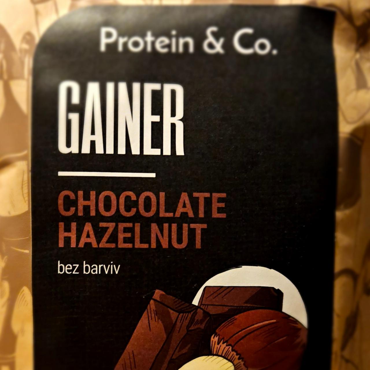 Fotografie - Gainer Chocolate Hazelnut Protein & Co.