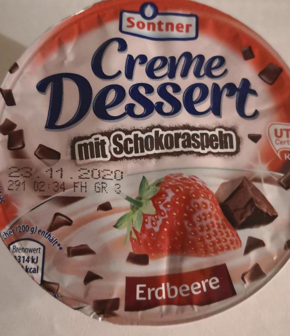Fotografie - Creme Dessert Erdbeere Sontner