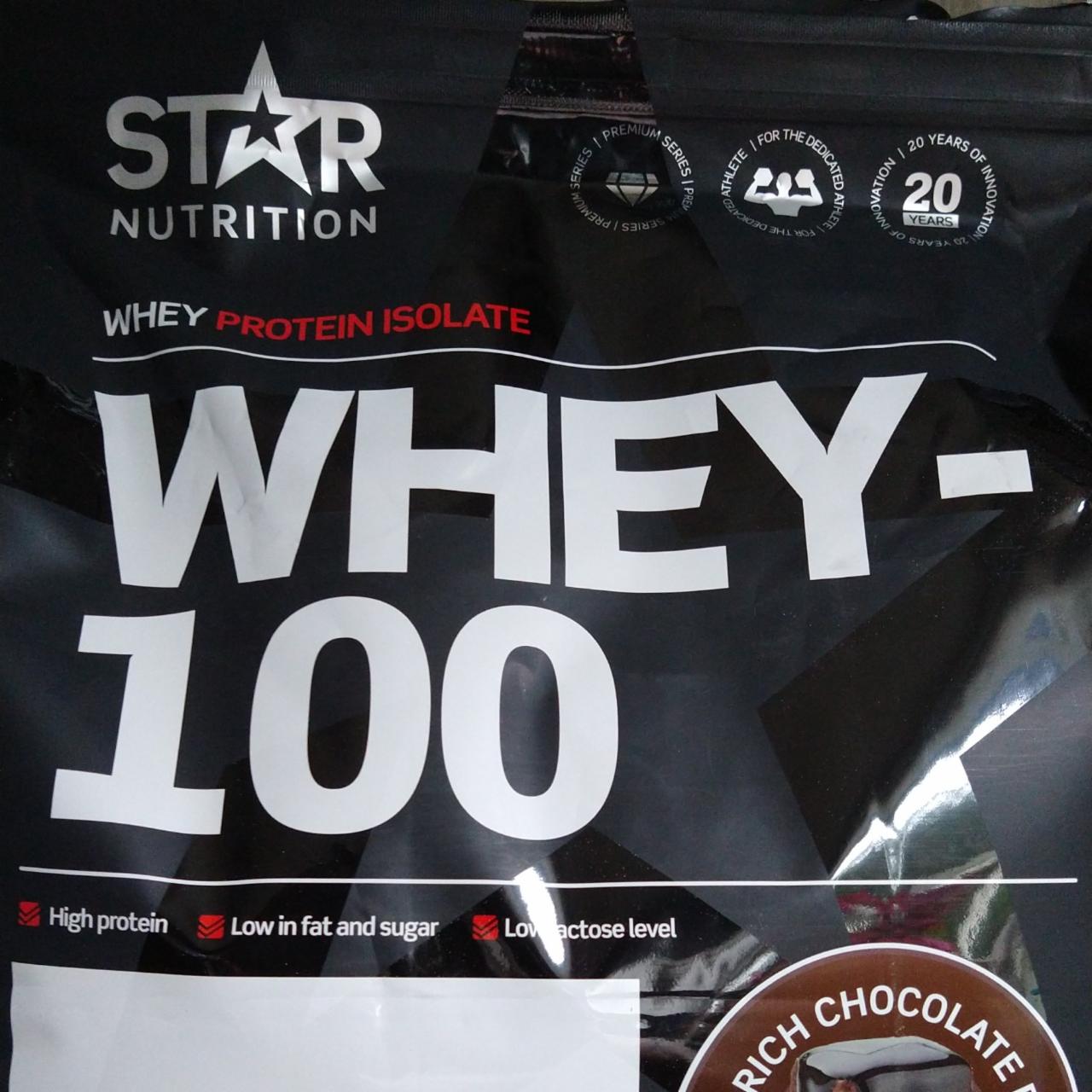 Fotografie - Whey 100 Rich Chocolate Star Nutrition