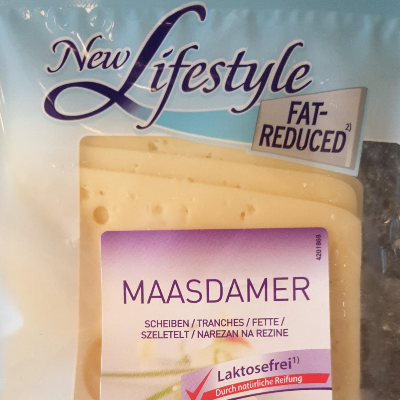 Fotografie - Maasdamer fat-reduced Laktosefrei New Lifestyle