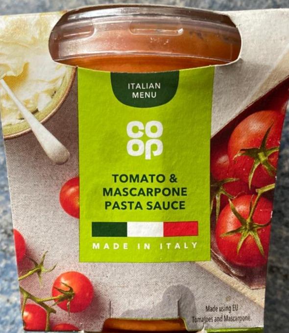 Fotografie - Coop Tomato & Mascarpone Pasta Sauce