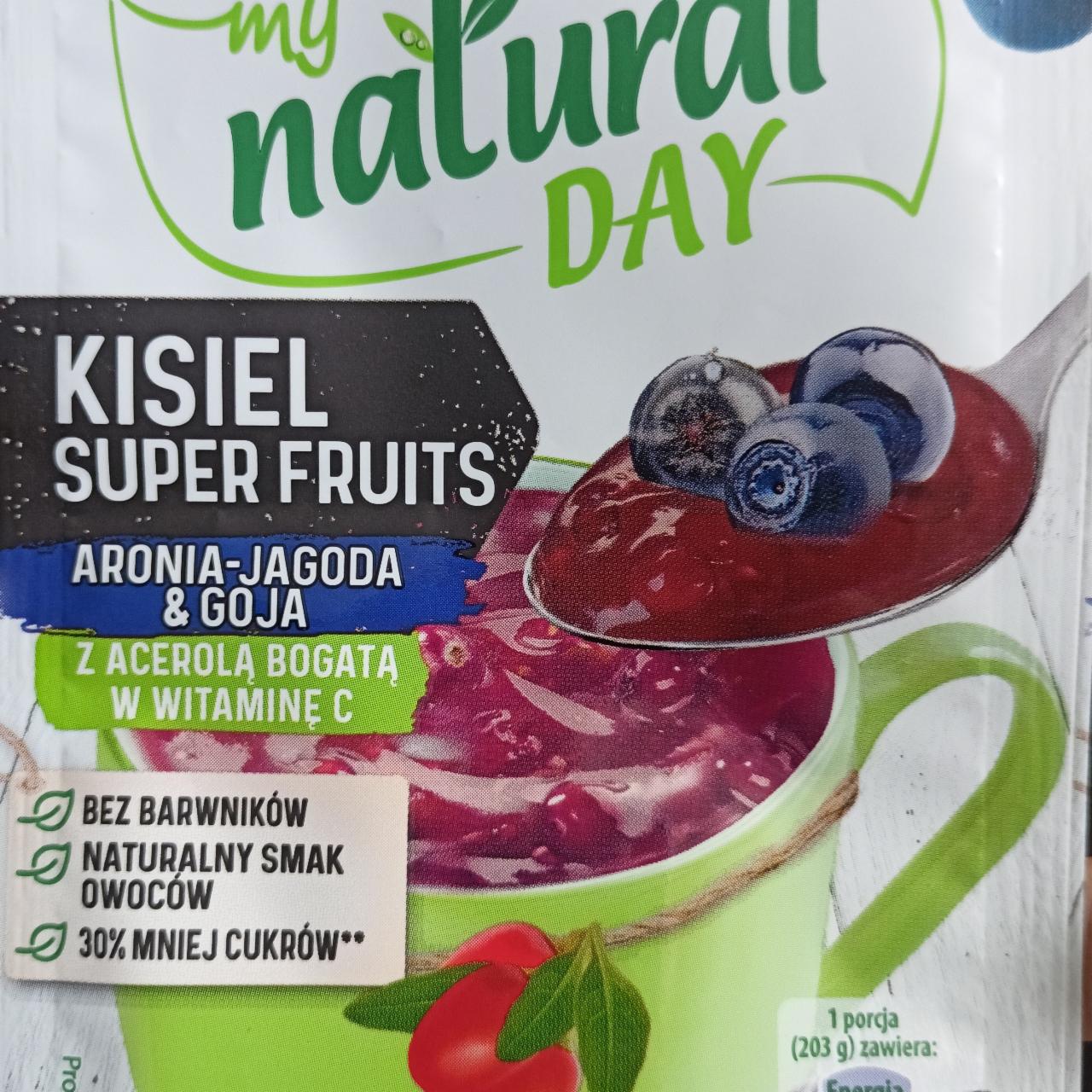 Fotografie - My natural Day Kisiel Super Fruits Jagoda-Aronia & Goya Dr. Oetker