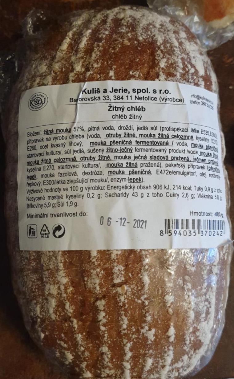 Fotografie - Žitný chléb Kuliš a Jerie