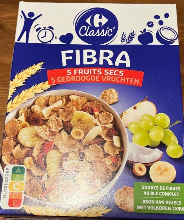 Fotografie - Fibra 5 Fruits Secs Carrefour Classic