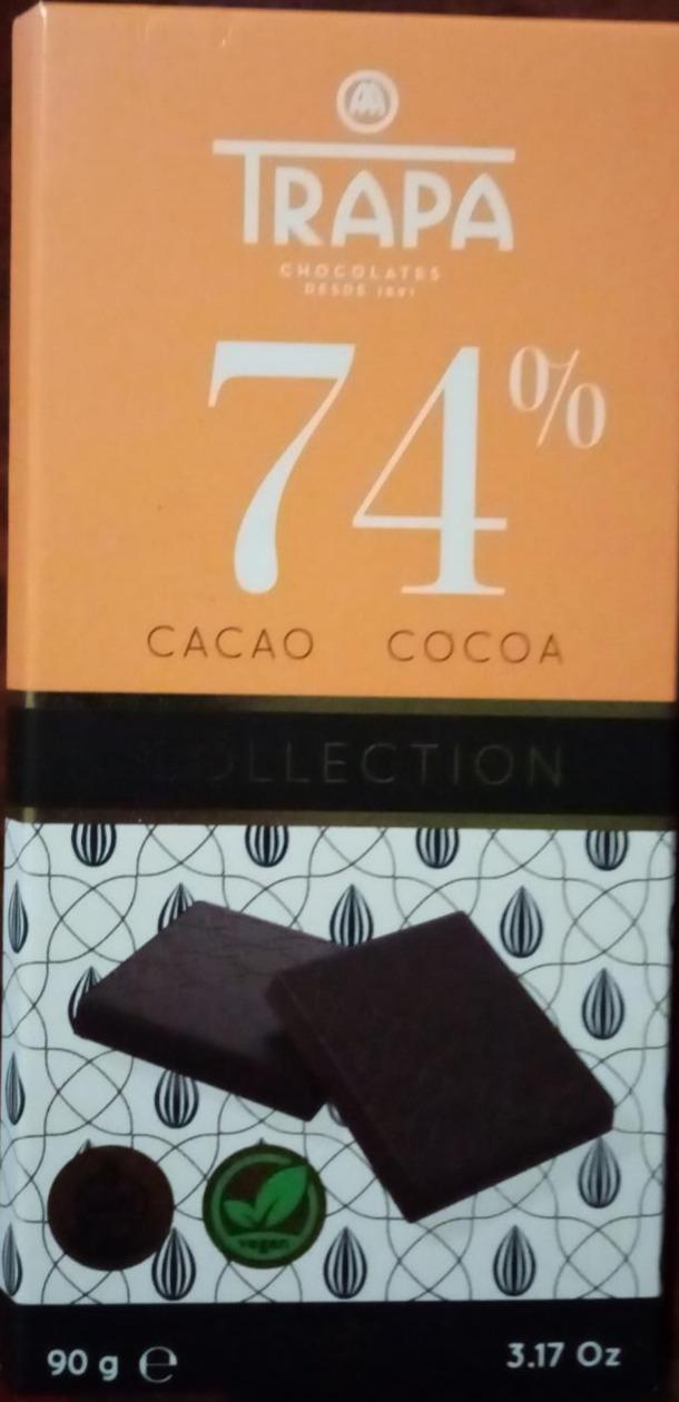Fotografie - Chocolate 74% cocoa Trapa