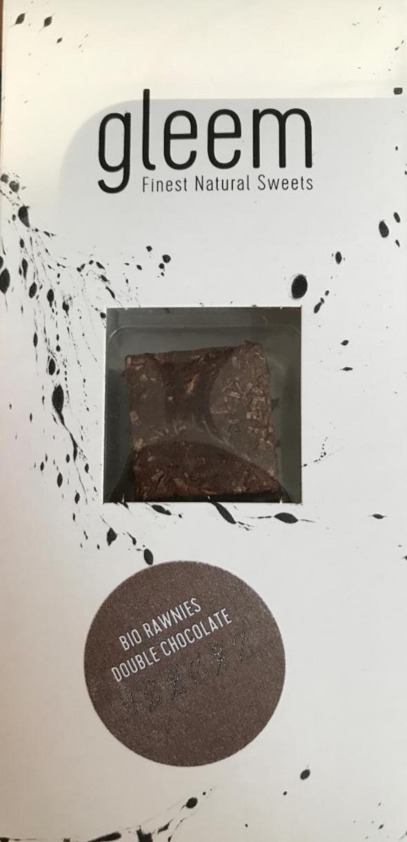 Fotografie - bio čokoládové raw brownies gleem