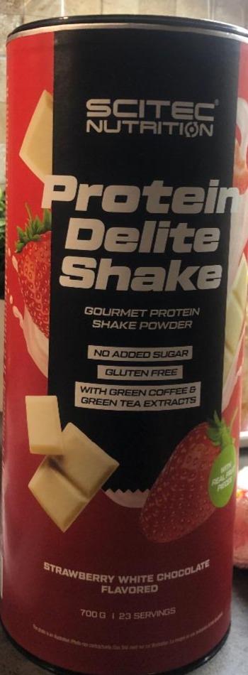 Fotografie - Protein delite shake Strawberry white chocolate Scitec Nutrition