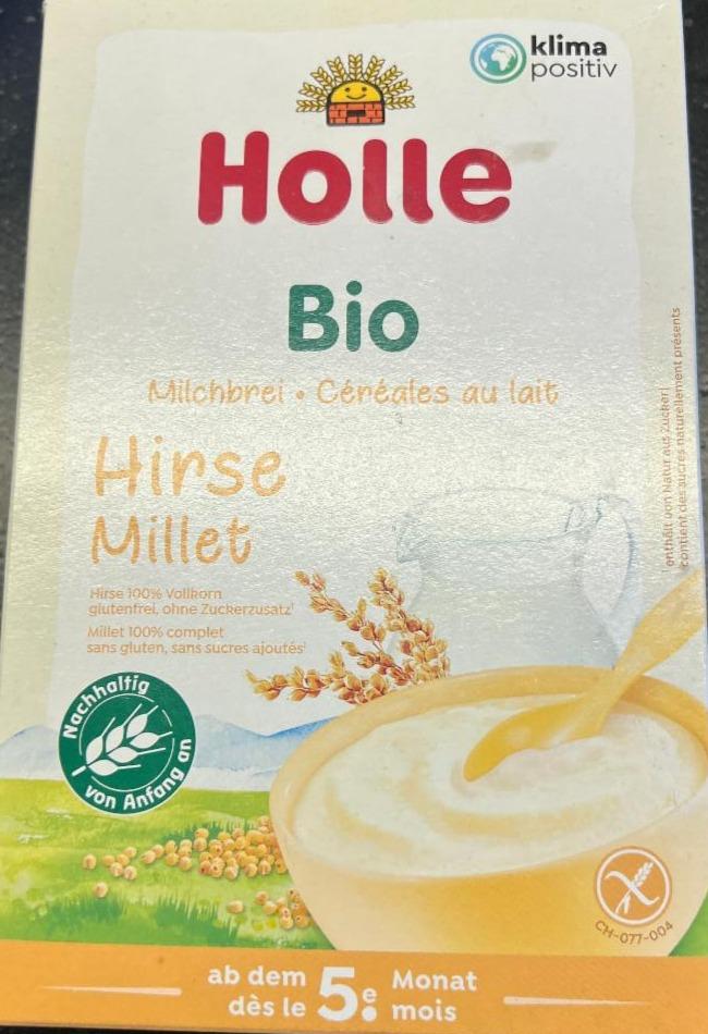 Fotografie - BIO Milchbrei Hirse Millet Holle